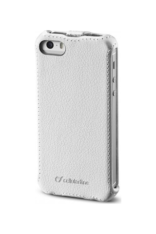 Apple Uyumlu iPhone Cellular Line Se 5s 5 İle Flap Mıknatıssız Kılıf Beyaz Flap5w