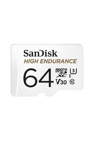 SanDisk High Endurance 64GB microSDXC 100/40MB/s C10V30 Hafıza Kartı