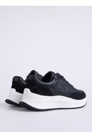Lauren Ralph Lauren Siyah Kadın Deri Sneaker 802974376002
