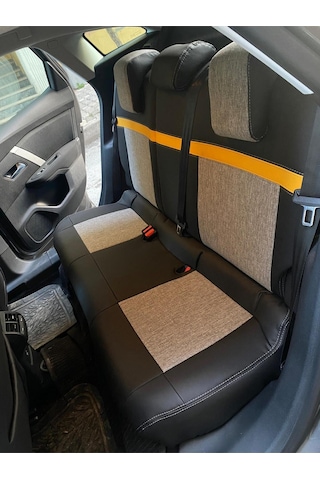 Citroen C4 2021-2025 Arası Arka Sırt 2 Parça - Oto Koltuk Kılıfı