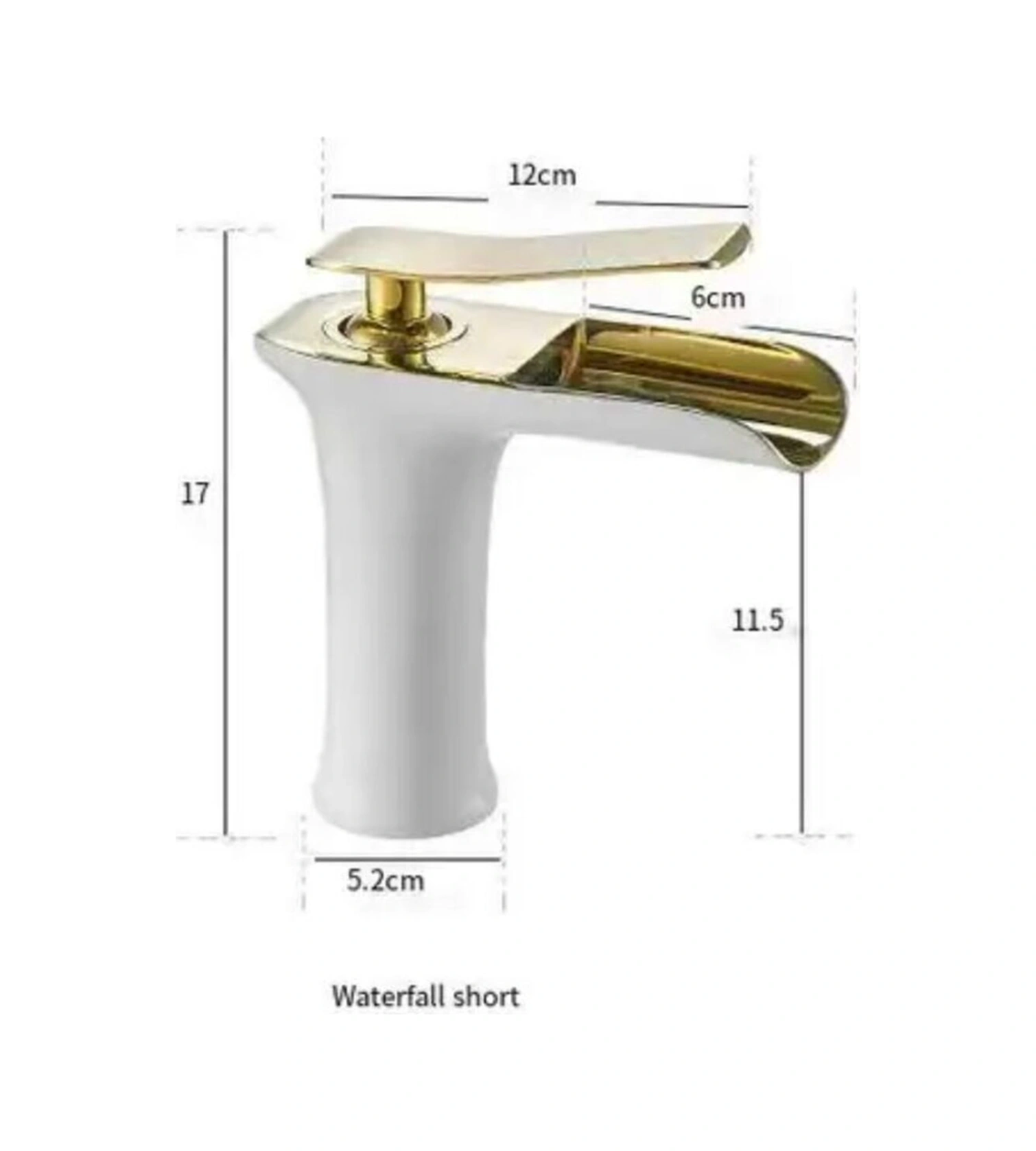 Nefa Fleko Şelale Lavabo Bataryası Beyaz