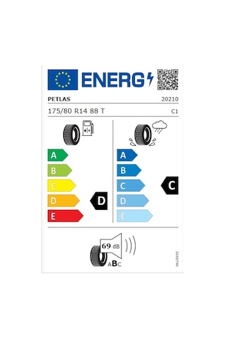 Petlas 175/80R14 88T Elegant Pt311 Yaz Lastiği 2026