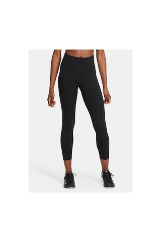 Nike Siyah Kadın Tayt Dd0249-010 Nk One Df Mr 7/8 Tgt Siyah - Gri - Gümüş