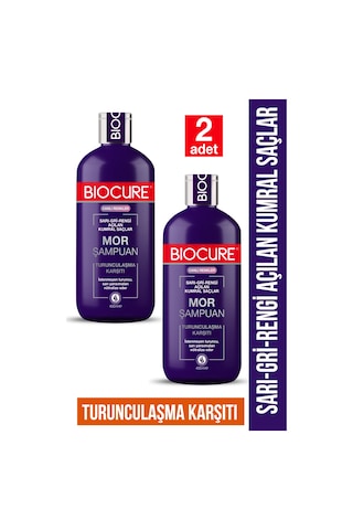 Biocure Turunculaşma Karşıtı Mor Şampuan 2 x 400 ML