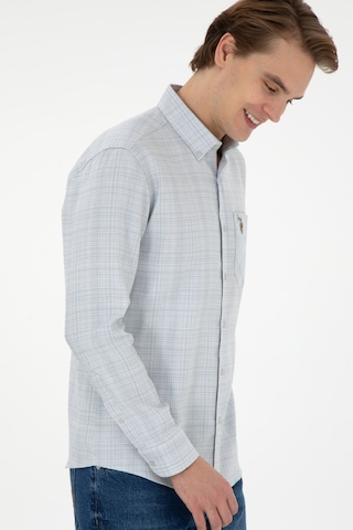 U.s. Polo Assn. Erkek Taş Gömlek Desenli 50291392-vr049 Taş