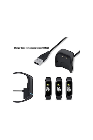 Samsung Galaxy Uyumlu Fit 2 R220 USB Şarj Kablosu 15 cm AL2731