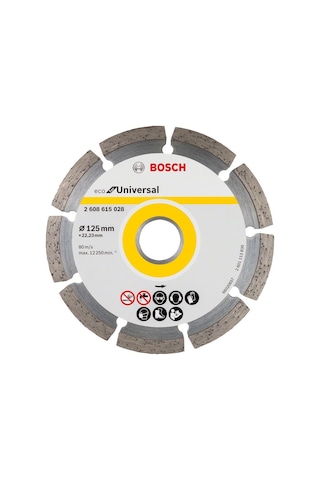 Bosch Eco For Universal 125 mm Elmas Kesici Diskler - 2608615028