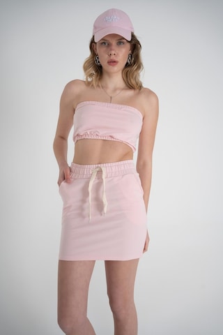 Holly Lolly Mini Boy Bel Lastikli Ve İpli Cepli Toa Etek Pembe Gül Kurusu