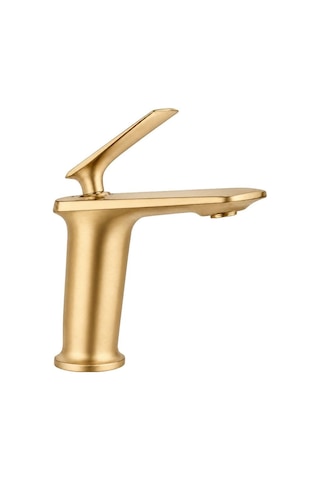 Forma Kısa Lavabo Bataryası Mat Pırınc-altın Mat Pirinç Altın