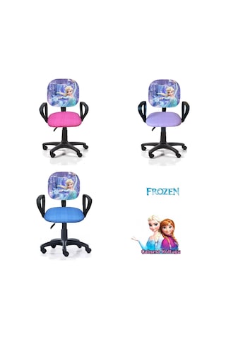 Karlar Ülkesi Elsa Frozen Desenli Çocuk Odası Ders Çalışma