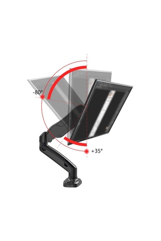 Kaloc Klc-V8 17"-30" Amortisörlü Monitör Masa Tutucu Kol Stand