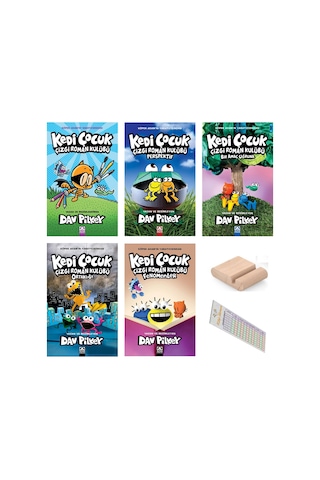 Kedi Çocuk Set 5 Kitap / Çizgi Roman Kulübü Ortaklığı-perspektif-bir Amaç Uğruna Fenomen /9-12 Yaş H