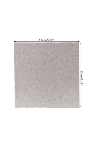 Mikrodalga Fırın Yansıtıcı Mika Levha Plaka Amyant - 13x13cm