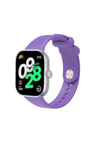 Zore Xiaomi Redmi Watch 4 Clo Krd-109 Silikon Kordon-lila