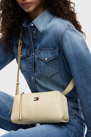 Tommy Jeans Logolu Ayarlanabilir Askılı Çanta Kadın Çanta Aw0aw18775 Acx Bej