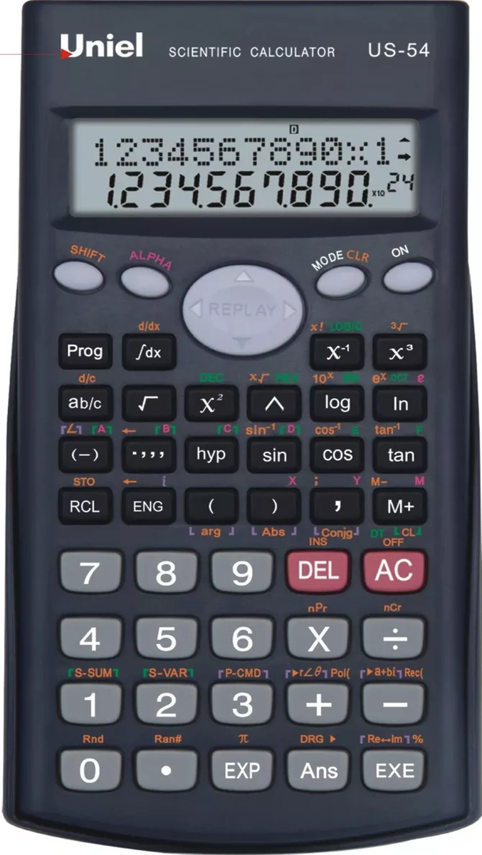 Uniel Programlanabilir Mühendislik Ve Bilimsel Hesap Makinesi Us-54 173497524 Diğer