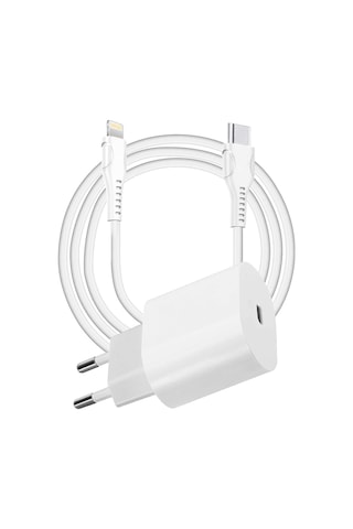Tonex 25w Pd Type-c To Lightning Kablolu Şarj Aleti Beyaz