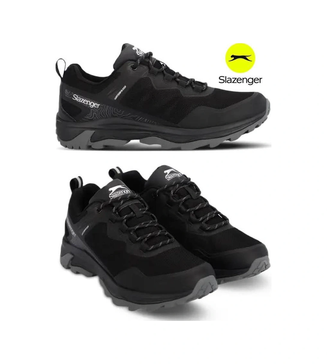 Slazenger Warrior Outdoor Premium Seri İthl Siyah Sneaker Kışlık Spor Ayakkabı Siyah