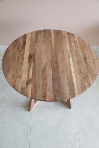 Yuvarlak CEVİZ Yemek Masası, Modern CEVİZ  MASA , Toplantı Masası