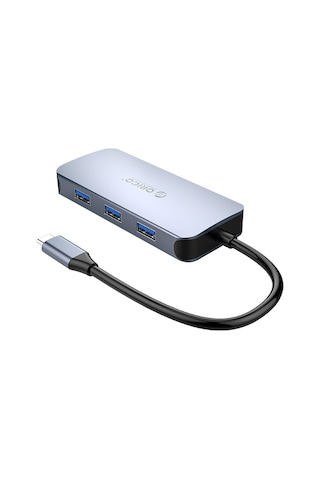 Orico Type-C to 3*USB 3.0 4K HDMI Gigabit Ethernet PD Çoklayıcı Dönüştürücü Hub