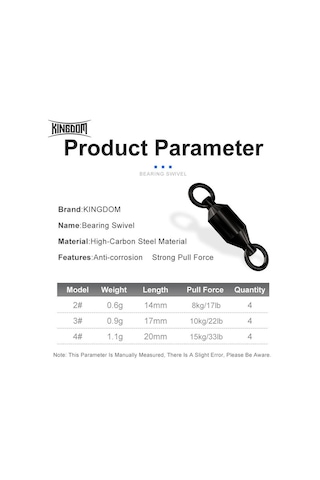 Krallık Rulman Döner Balıkçılık Konnektörü Yüksek Mukavemetli Haddeleme Paslanmaz Çelik Olta Takımı Topu Balıkçılık Aksesuarları