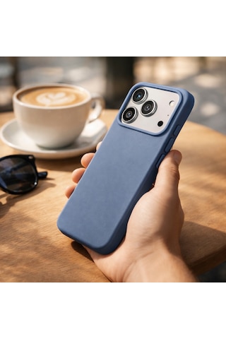 Apple Uyumlu iPhone 17 Pro Max Kılıf Renkli Lansman İçi Kadife Yumuşak Kamera Yükseltili Silikon Antrasit