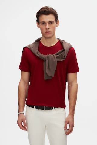D's Damat Ds Damat Relaxed Fit Bordo %100 Pamuk T-shirt 6hc14ort02005 Bordo