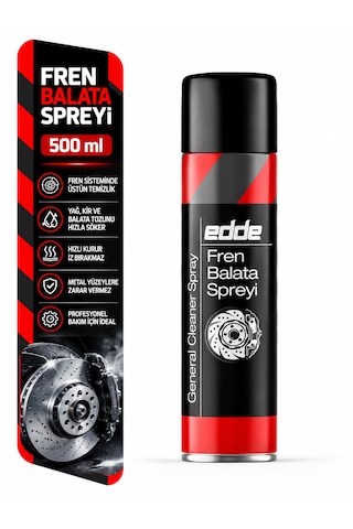 Edde Araba Araç Oto Fren Balata Spreyi Temizleyici 500 Ml Oto Bakım Ürünleri