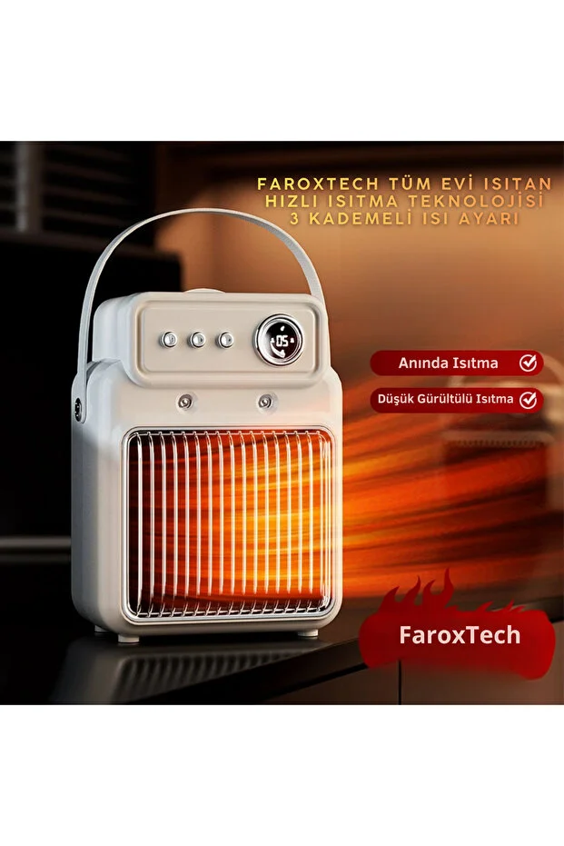 Akıllı Nemlendirme Isıtıcısı Ortamı Kurutmadan Sıcaklık Sağlar - Hassas Ciltler - Ultra Sessiz