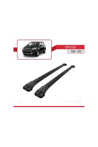 Ford Kuga 2008-2013 Arası İle Uyumlu Ace-1 Ara Atkı Tavan Barı Siyah