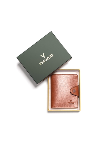 Tea Cüzdan & Kartlık Erkek 866 Vergelio Purse Matte Crystal Wallet Card Holder Kırmızı