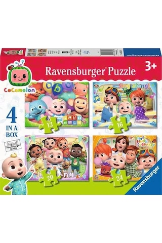 Ravensburger 12/16/20/24 Parça Puzzle Cocomelon 4 İn Box 031139