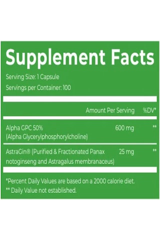 Dark Labs Alpha Choline Gpc 600 Mg 100 Caps Aromasız