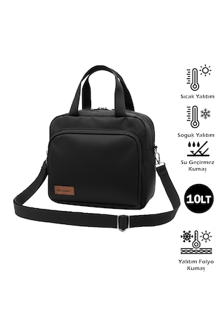 Microcase Termal Günlük Kamp Piknik İçin Yemek İçecek Taşıma Çantası 10 Lt Al5430 Siyah