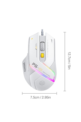 Inphıc Pg1 Rgb Kablolu Gaming Mouse 12800 Dpı