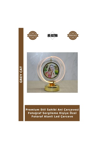 Premium Stil Sahibi Ani Çerçevesi Fotoğraf Sergileme Kişiye Özel Fotoraf Alanli Led Çerceve