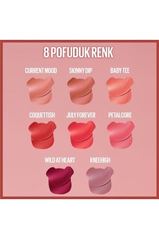 Uzun Süre Kalıcı Likit Mat Tint, 25 Baby Rengi İle 00