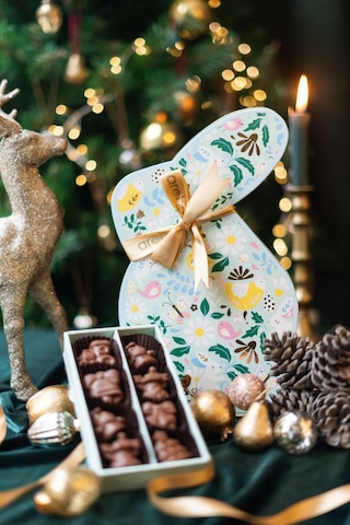 Tavşan Kutu Hediyelik Çikolata Kutusu 80 G