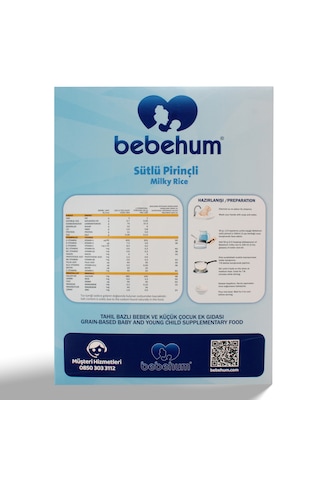 Bebehum Sütlü Pirinçli Kaşık Maması 400 G