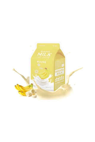Missha Besleyici Bakım Sağlayan Yaprak Maske(Muz-Süt) APIEU Banana Milk One-Pack