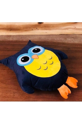 Meraklı Sevgili Baykuş Polar Yastık (352258970)