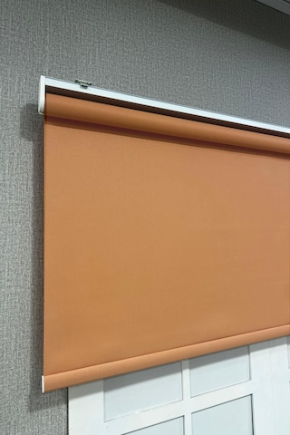 Stor Perde İthal Mat Polyester Turuncu P1470 Turuncu