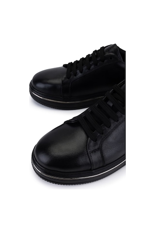 Tamer Tanca Erkek Hakiki Deri Siyah Sneakers & Spor Ayakkabı 870 500 Erk Ayk Sk26-27 Sıyah Dr