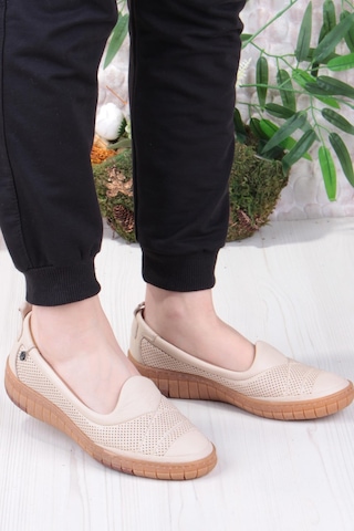 Pierre Cardin 54562 Anatomik Rahat Ürün Hakiki Deri Kadın Ayakkabı Bej