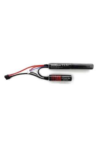 Titan 3000mah 11.1v Nunchuck T-plug Deans Airsoft Li Ion Pil - 1157