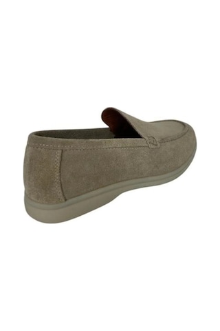 Kemal Tanca 852 661 Erkek Hakiki Deri Loafer Ayakkabı Bej