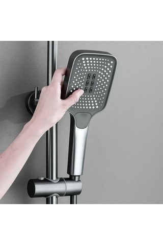 Boheme Fleko Piyano Fonksiyonel Duş Seti Antrasit Renk Diğer