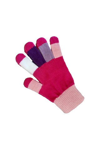 Hepsine Rakip Kız Erkek Triko Eldiven Kışlık Örgü Renkli Unisex