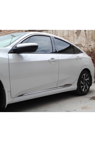 Honda Civic Fc5 Kapı Uyumlu Çıtası-Nikelaj