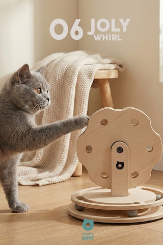 Mamapetz Jolly Whirl Tırmanma Çarkı Ve Kedi Oyuncağı Mamapetz Jolly Whirl Tırmanma Çarkı Ve Kedi Oyuncağı
